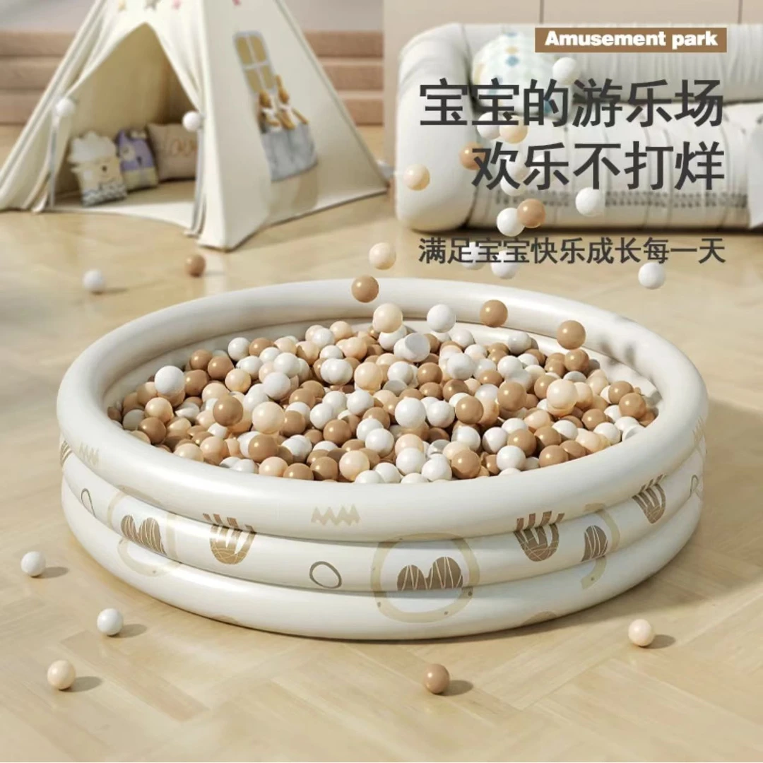 儿童室内充气玩具室内海洋球池乐园加厚pvc夏季玩水海洋球池泡泡