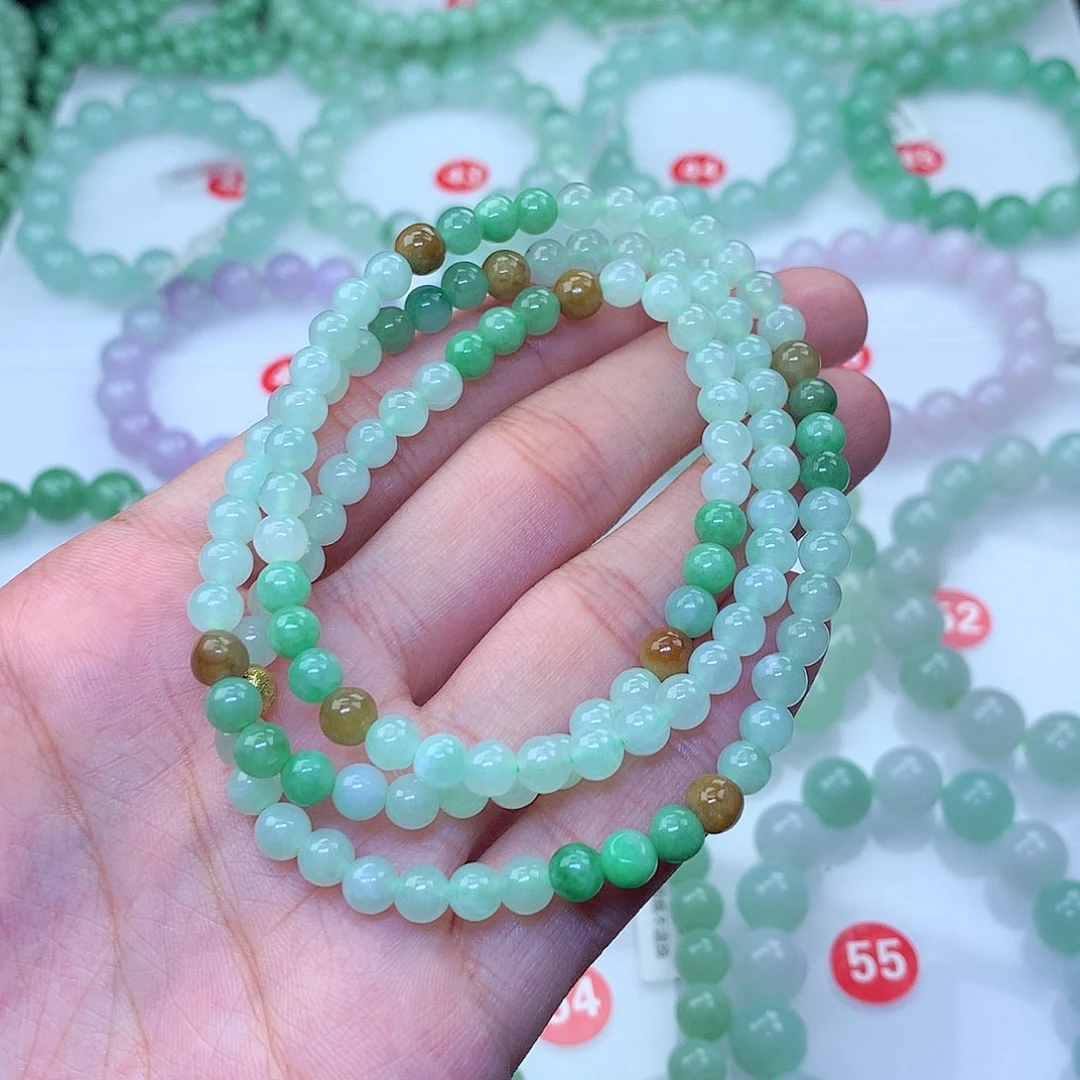 翡翠未镶嵌毛衣链