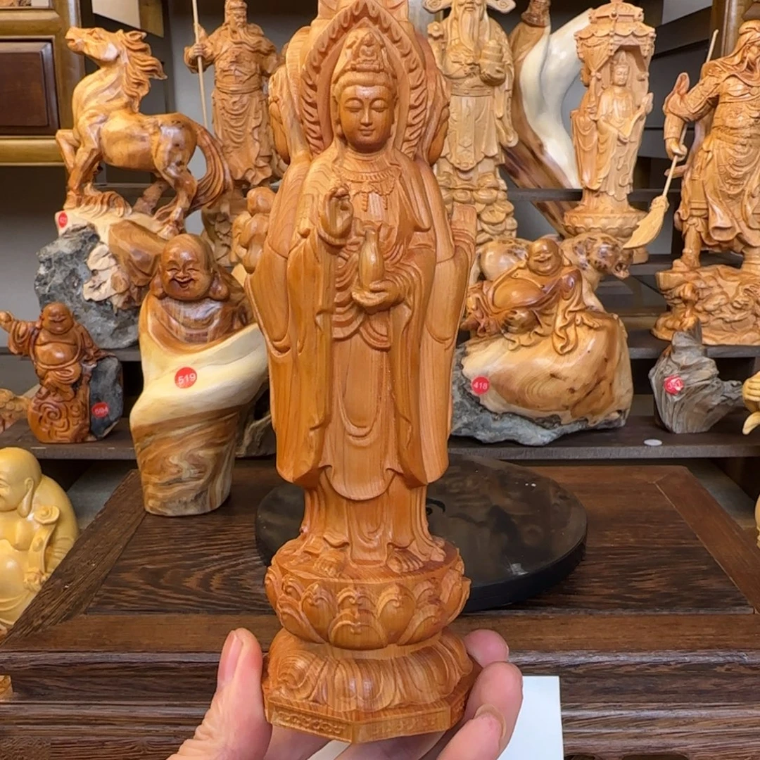 崖柏小木匠艺雕一物一拍
