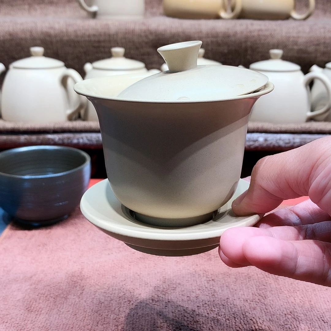 泥塑爲*放漏铃铛盖碗170毫升