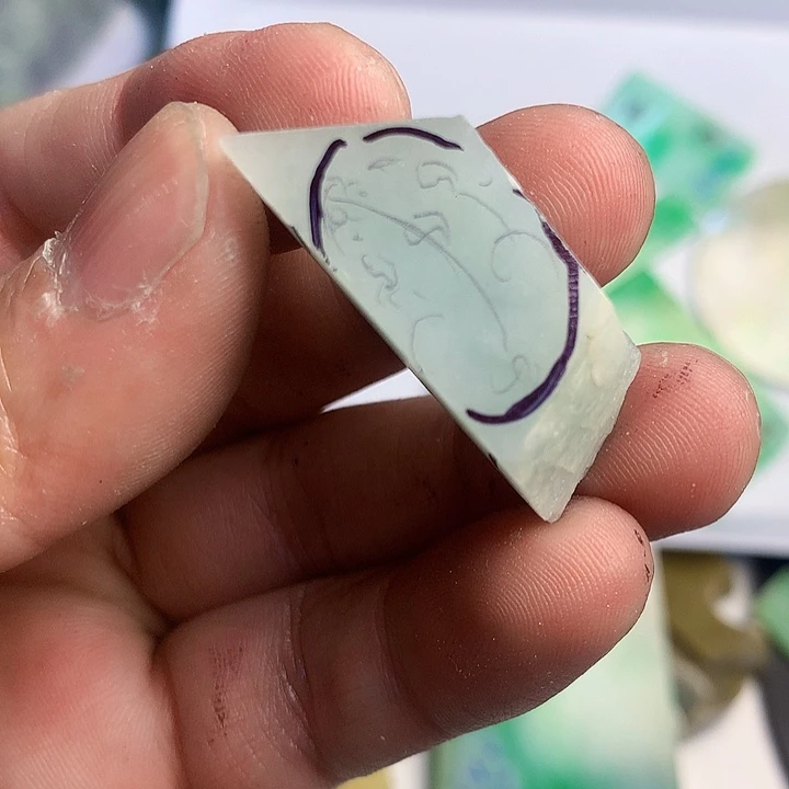 翡翠散珠天然翡翠A货