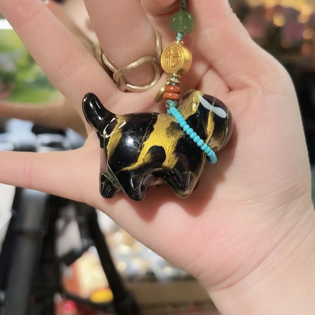 琉璃纯铜合金挂件