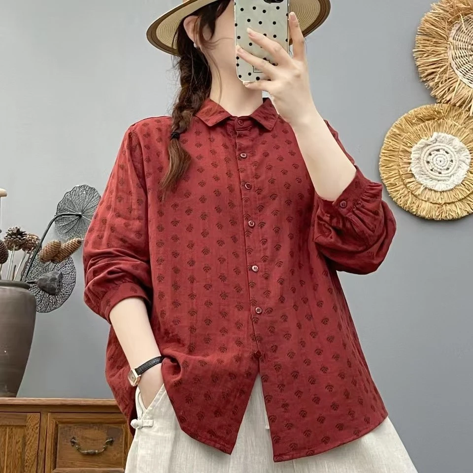 全棉长袖上衣简约百搭舒适时尚日常穿着优选