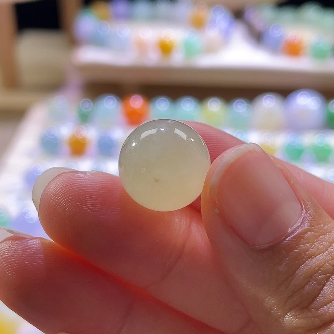 散珠翡翠展示勿拍缅甸翡翠a货卡13雪梨黄