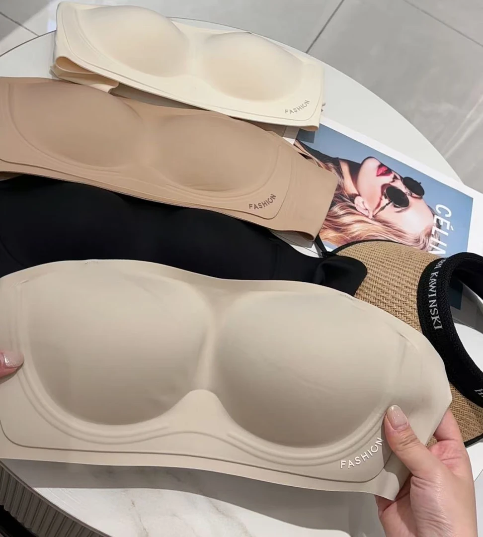 夏季时尚美背无肩带