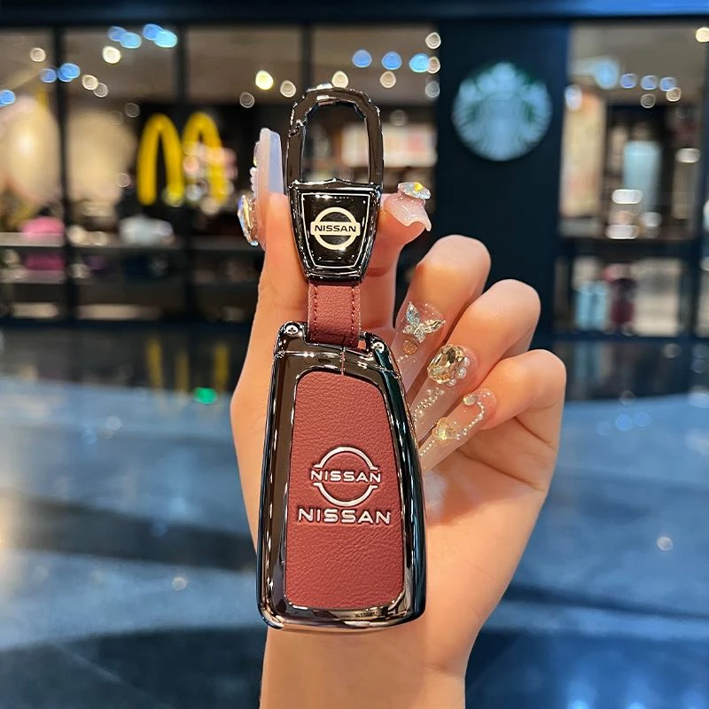 适用2022款日产经典轩逸钥匙套蓝鸟逍客高档劲客奇骏折叠包壳男士