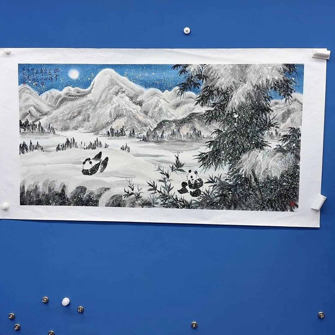 国画多次参加国内外书画