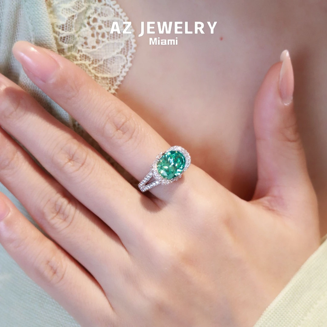 ANNA ZUCKERMAN 925银合成锆石戒指 泰兰德时尚百搭轻奢戒指R0193