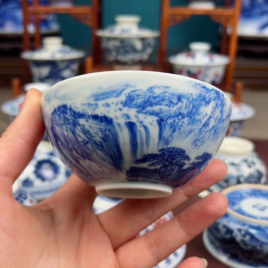 珠珠分享 景德镇手工手绘