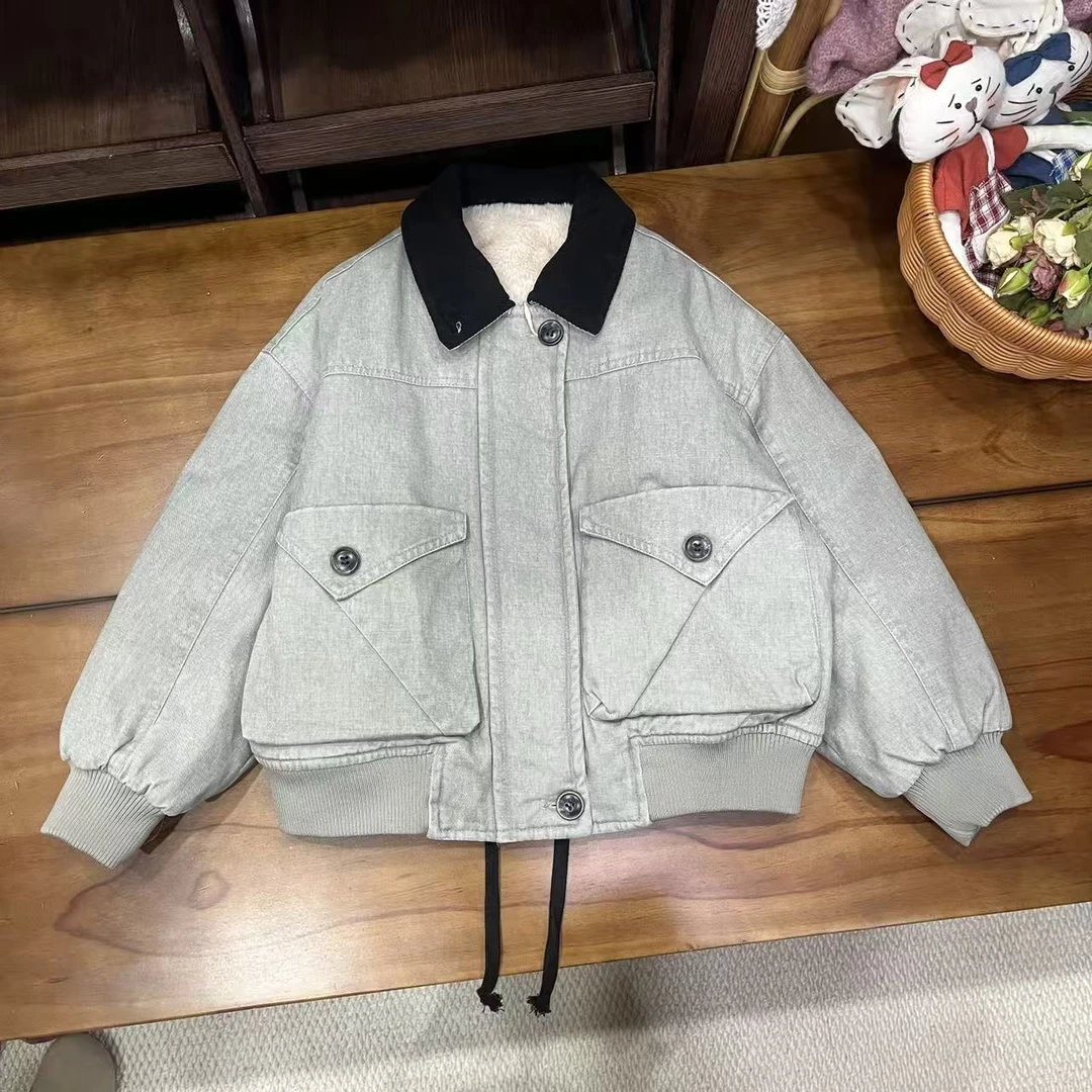 〖姐姐家〗2024冬款萌娃穿搭儿童棉布外套yd52110