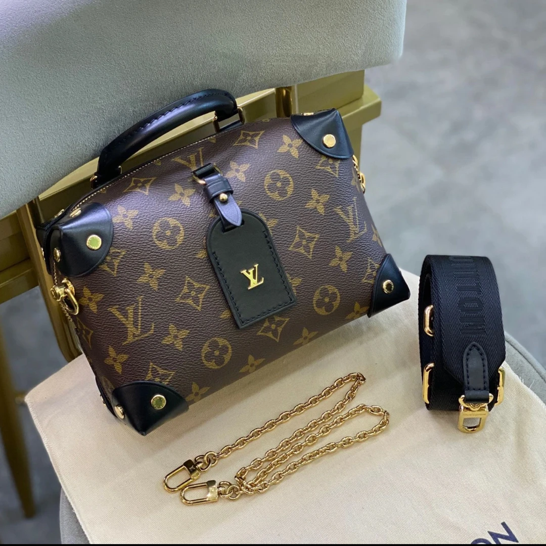 99新 LouisVuitton/路易威登 林纳奢品丨八角软盒子老花斜挎包