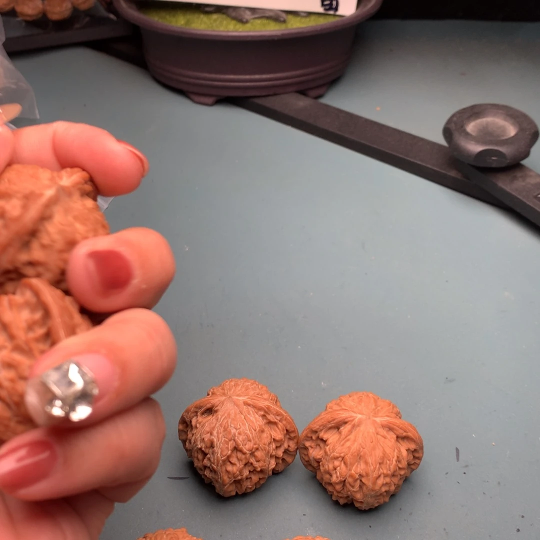 文玩核桃把件磨盘4243不是正磨