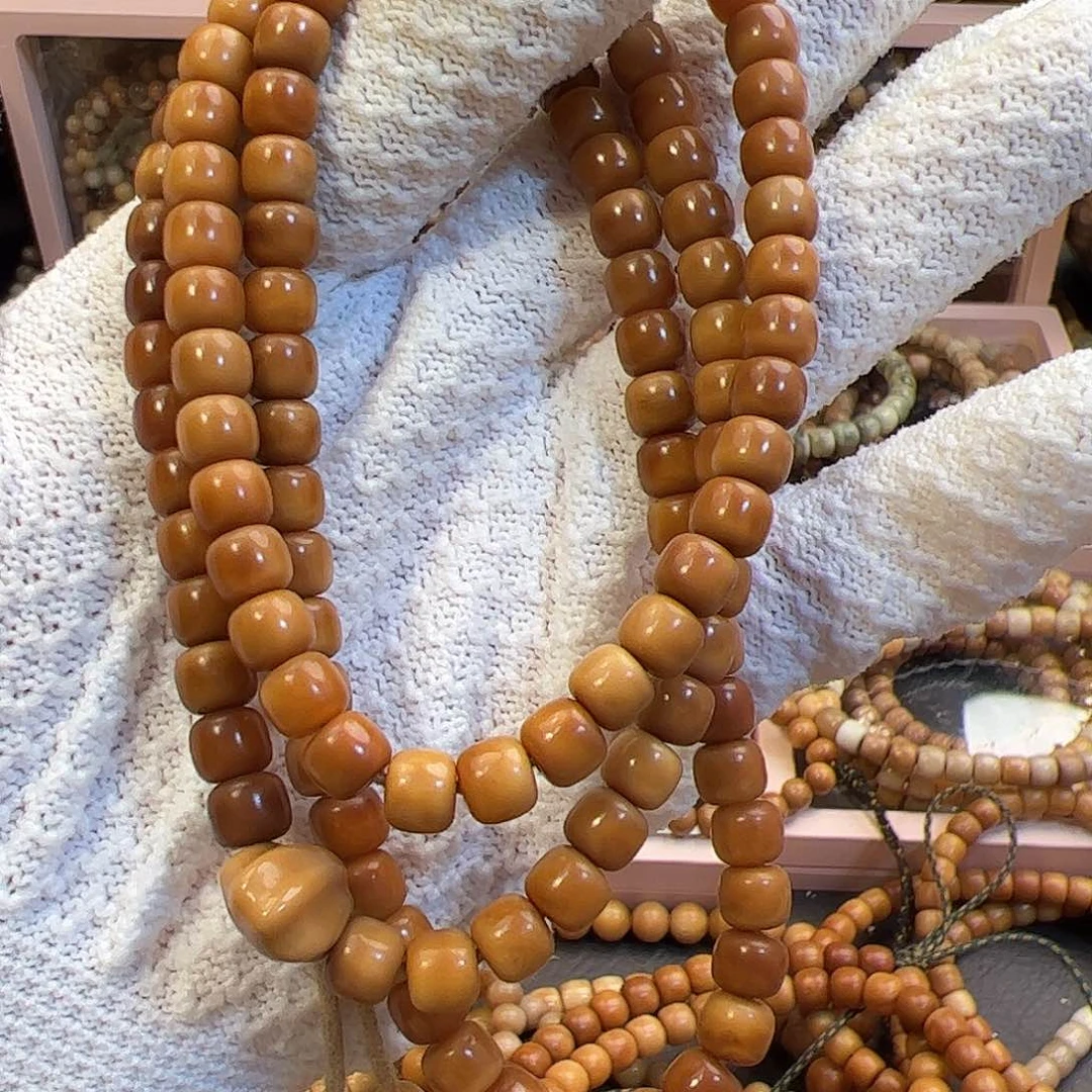 生***驴菩提根/象牙果吊坠老料老型长串