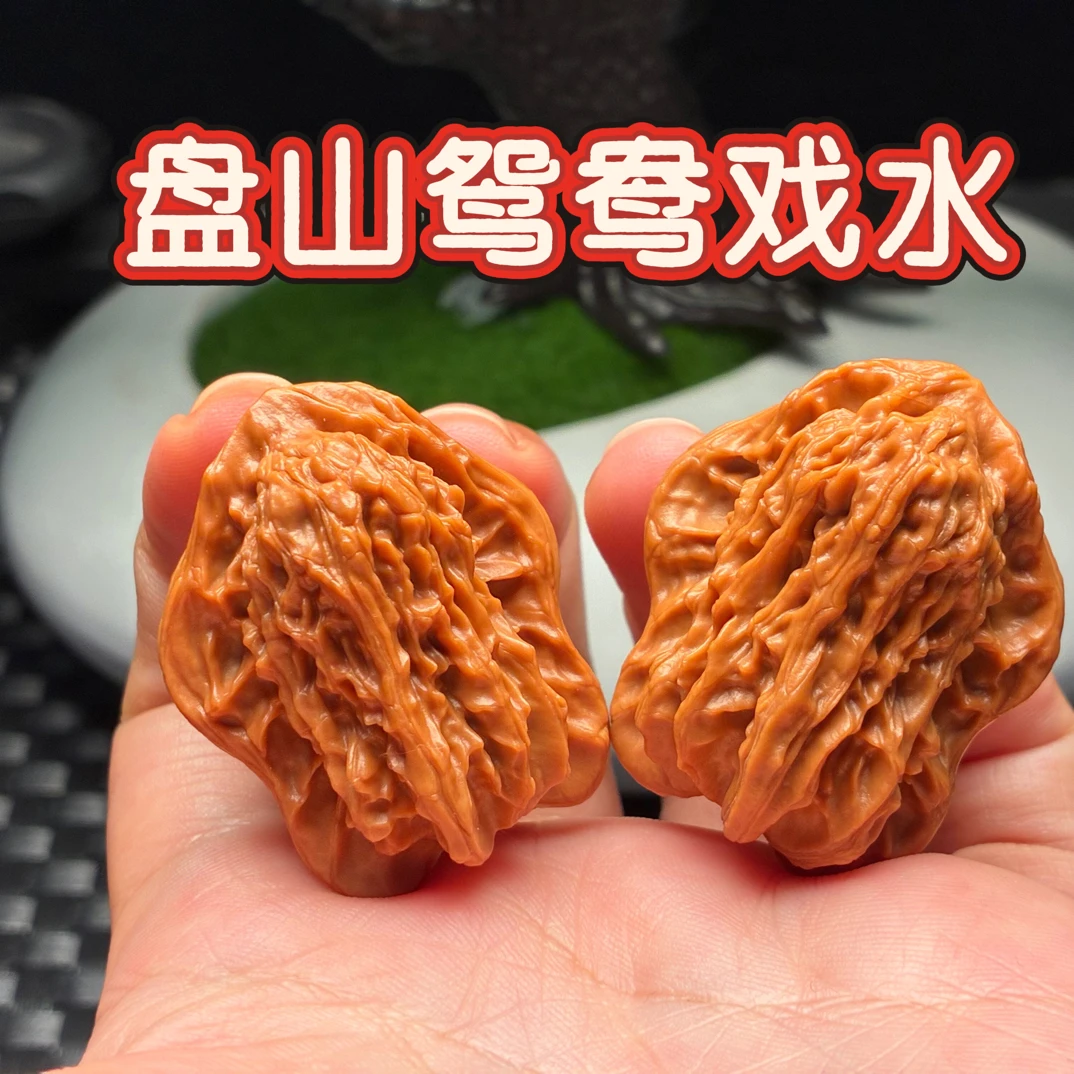 天然异形 文玩核桃小鸟手把件 男女手捻把玩易上色 随机发货