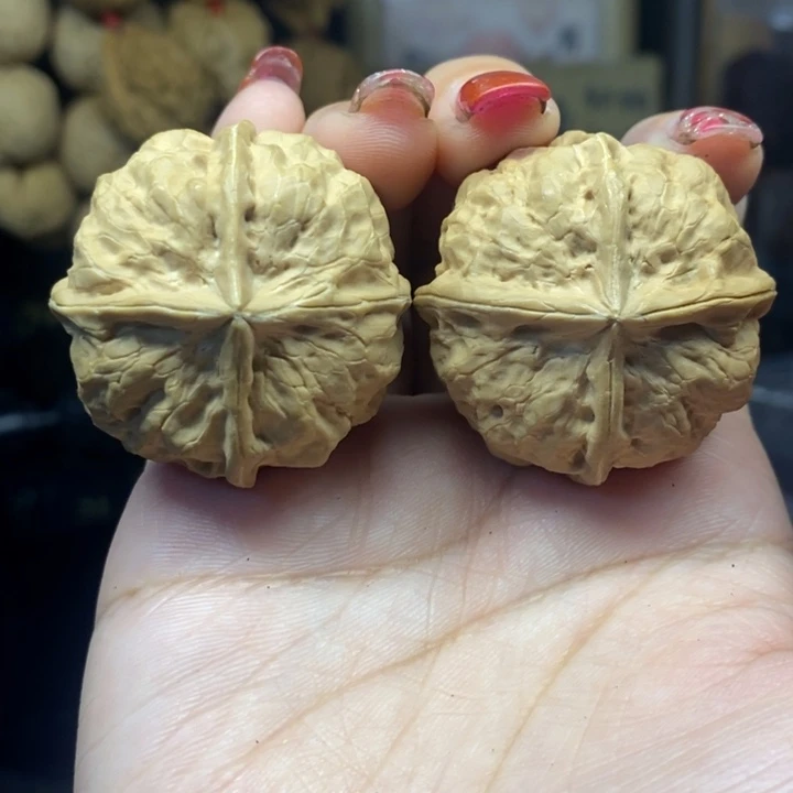 文玩核桃吊坠15玉玺四棱