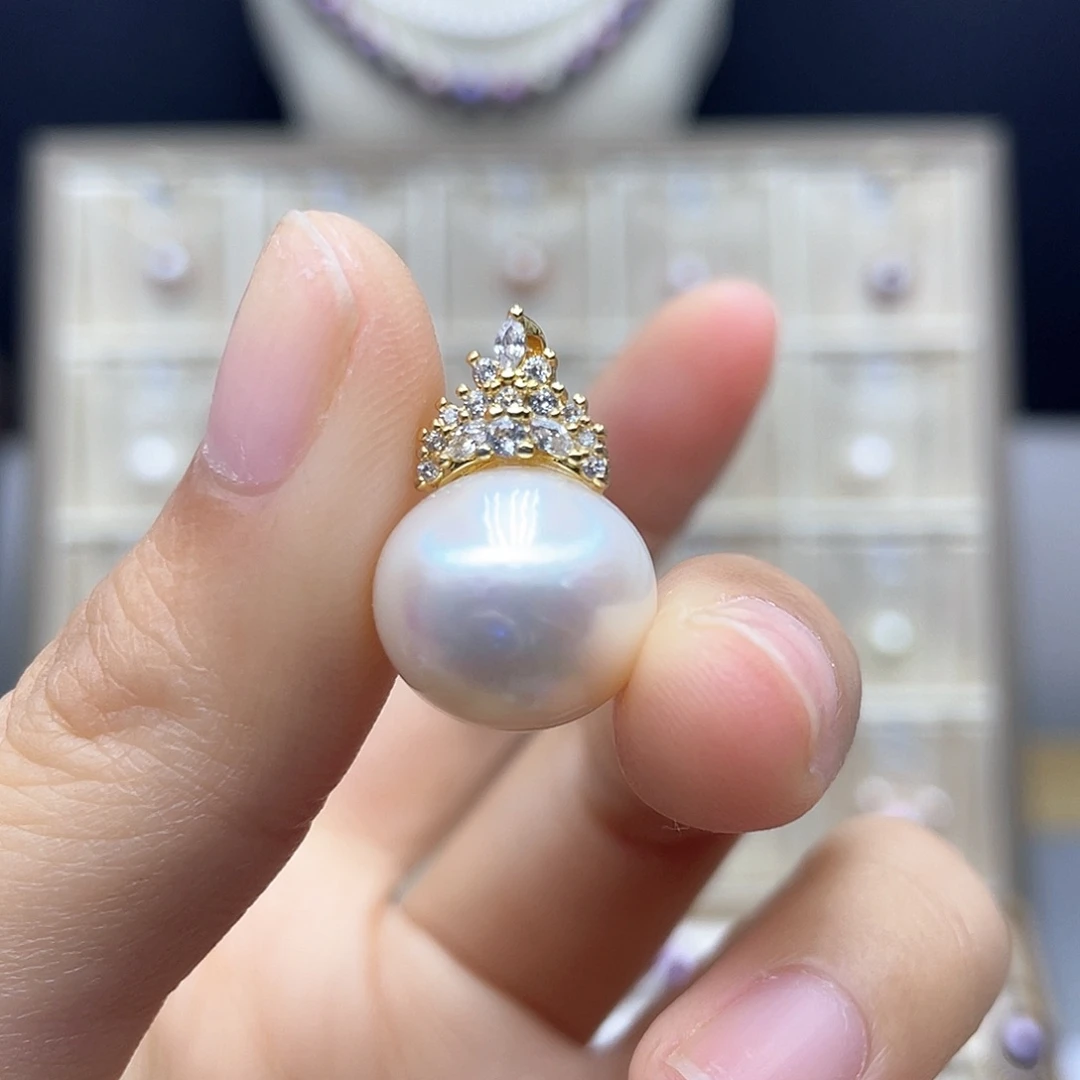 淡水珍珠颈饰合金