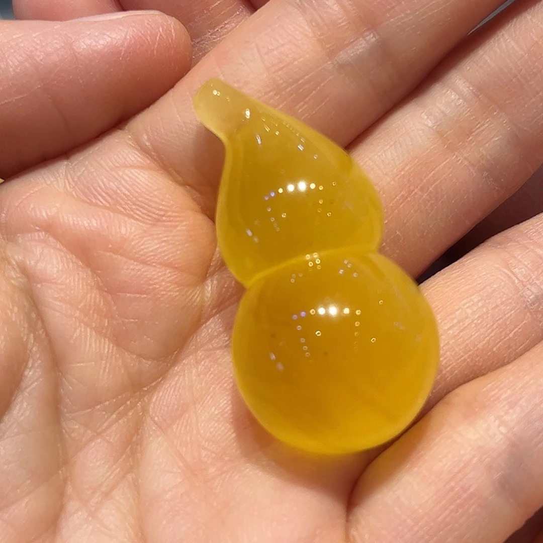 琥珀吊坠(赠链)未镶嵌蜜蜡葫芦