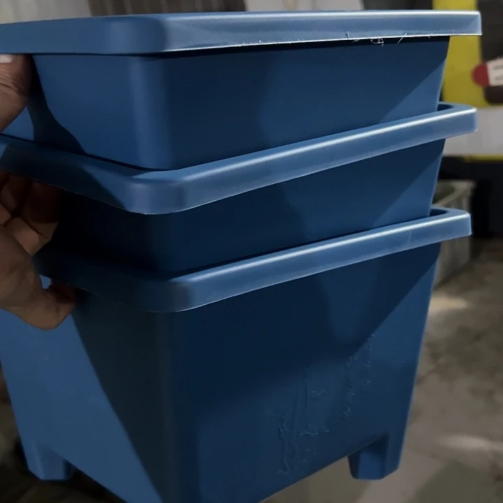 正品蓝色方球根26外径19高3个蓝色