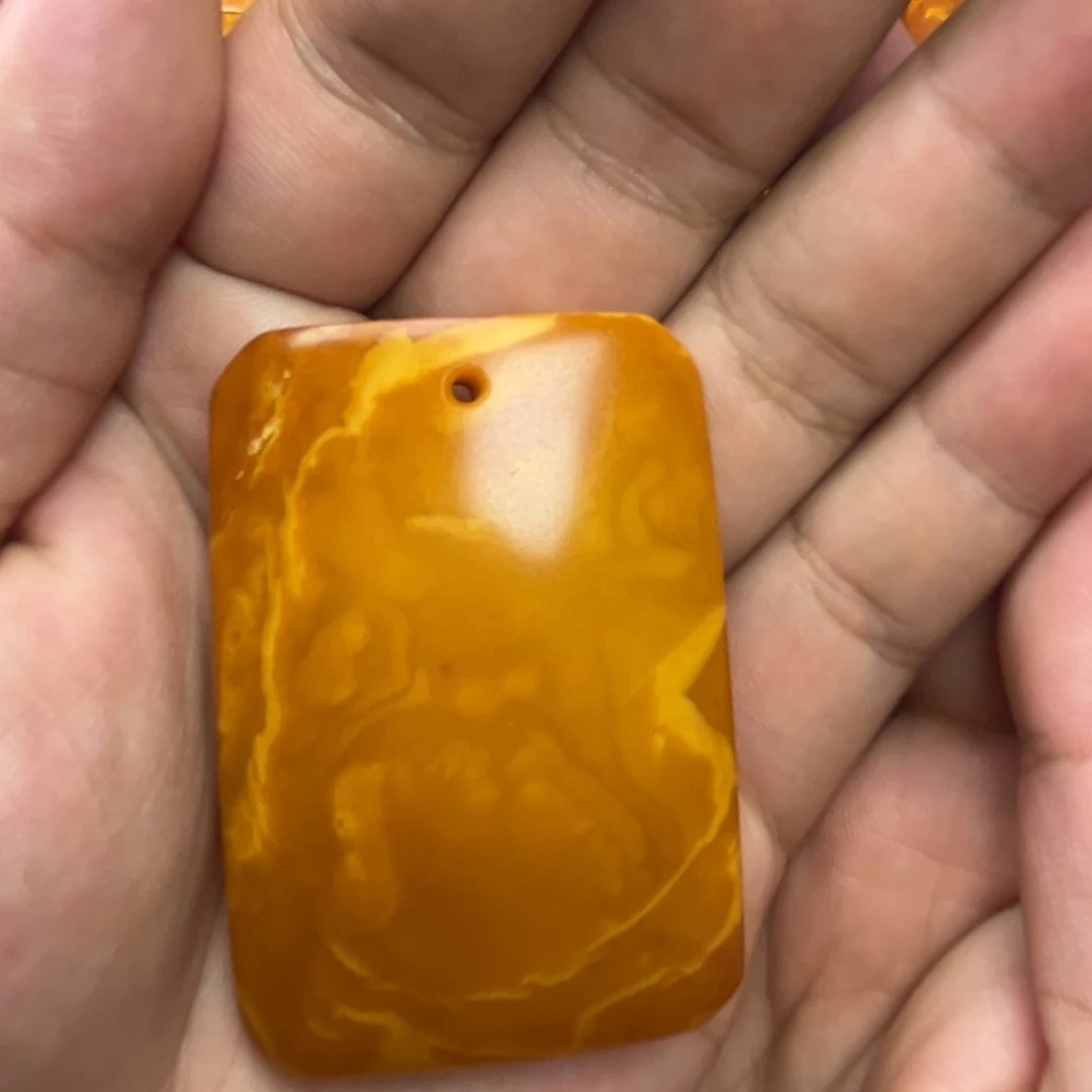 未镶嵌吊坠(不含链)琥珀