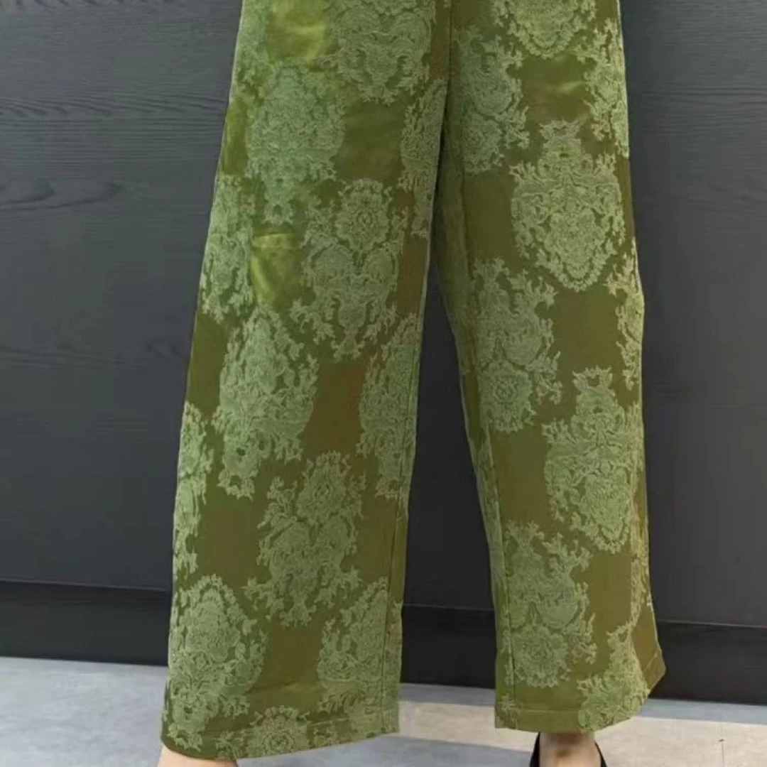 高货人丝提花裤常规版