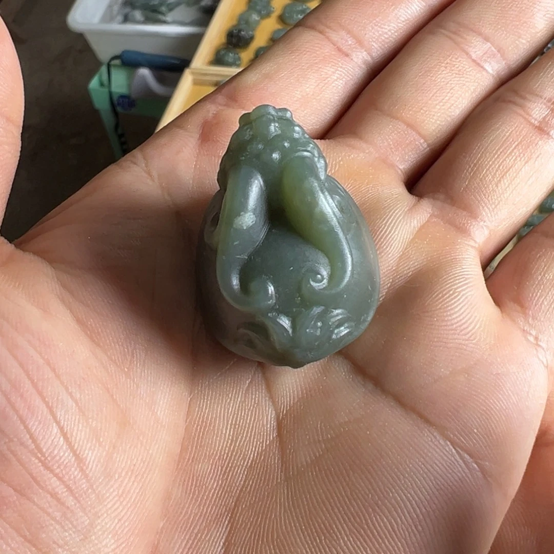 和田玉未镶嵌发饰