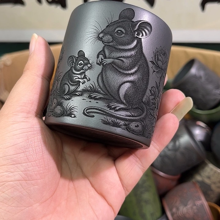 茶杯紫砂全手工紫砂主人杯
