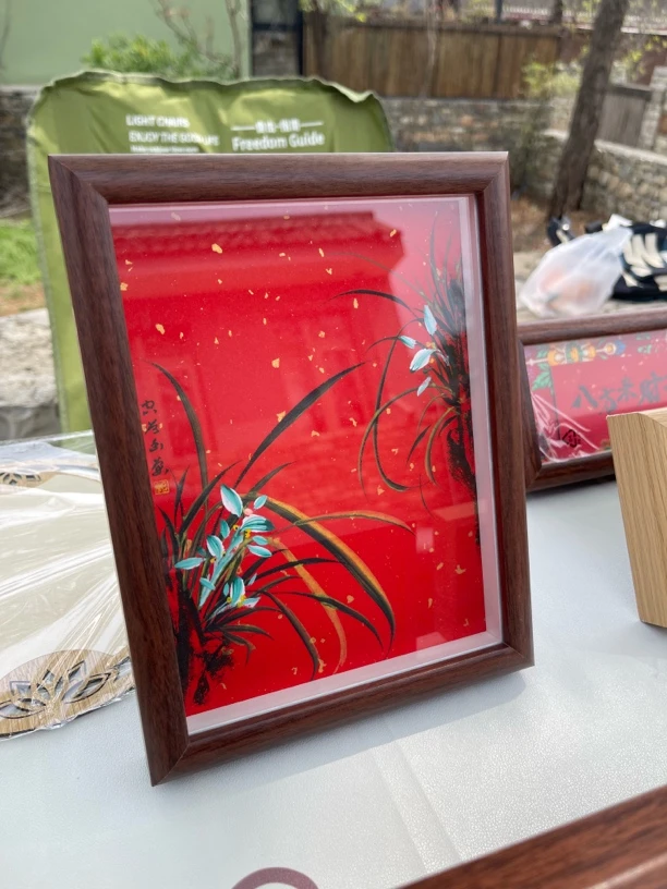 国画小摆台【带框】尺寸15x20