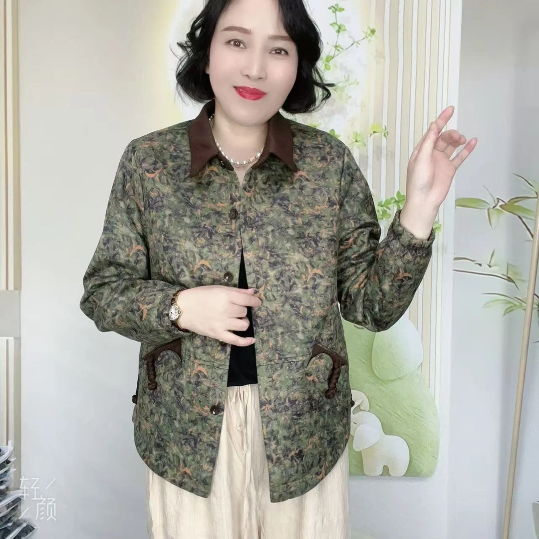 2025秋季新款中老年洋气外套高贵妈妈装上衣