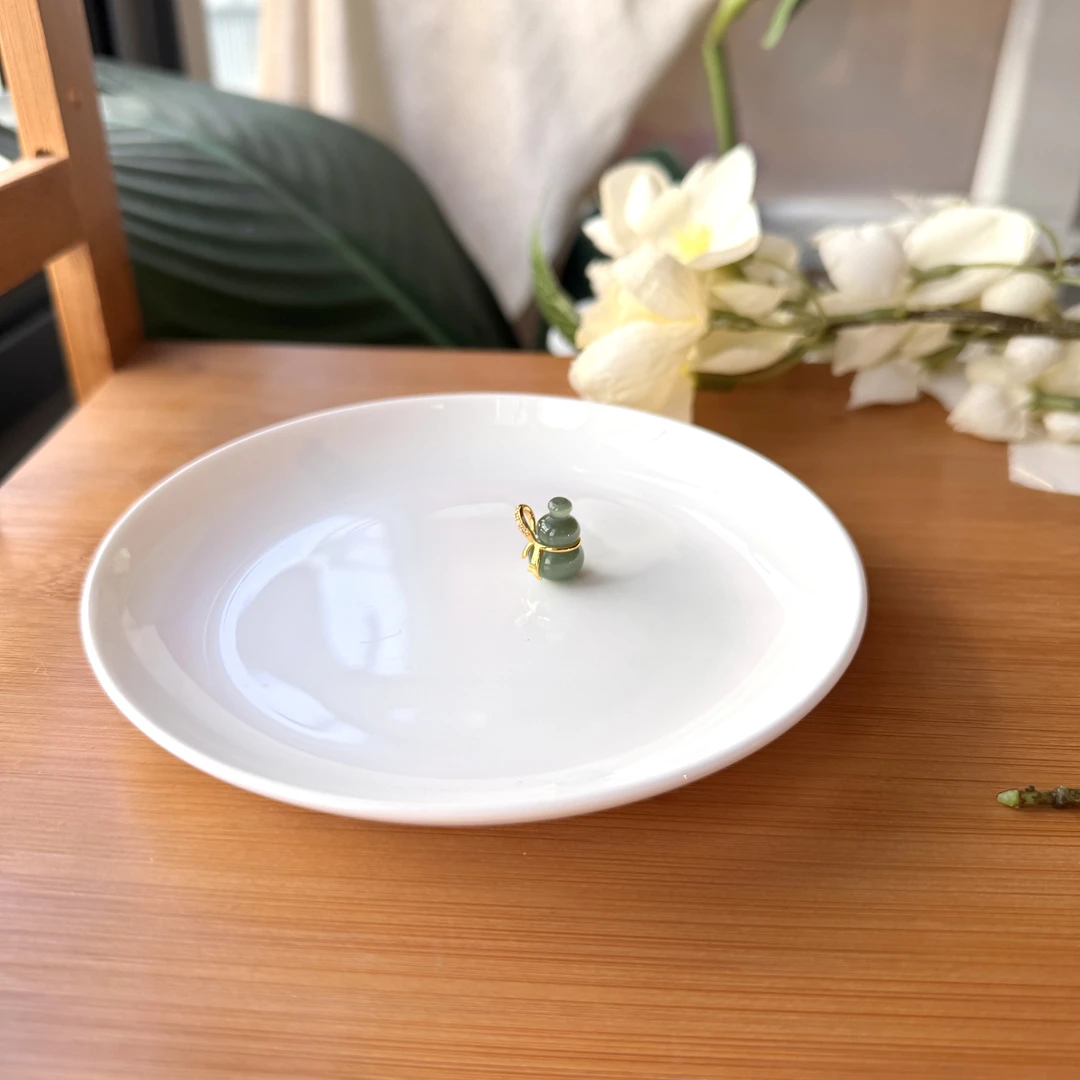 约15*9.5mmS925银镶立体葫芦吊坠