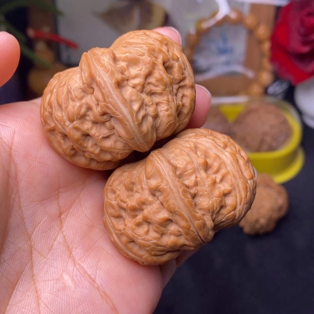 文玩核桃把件44平谷元宝