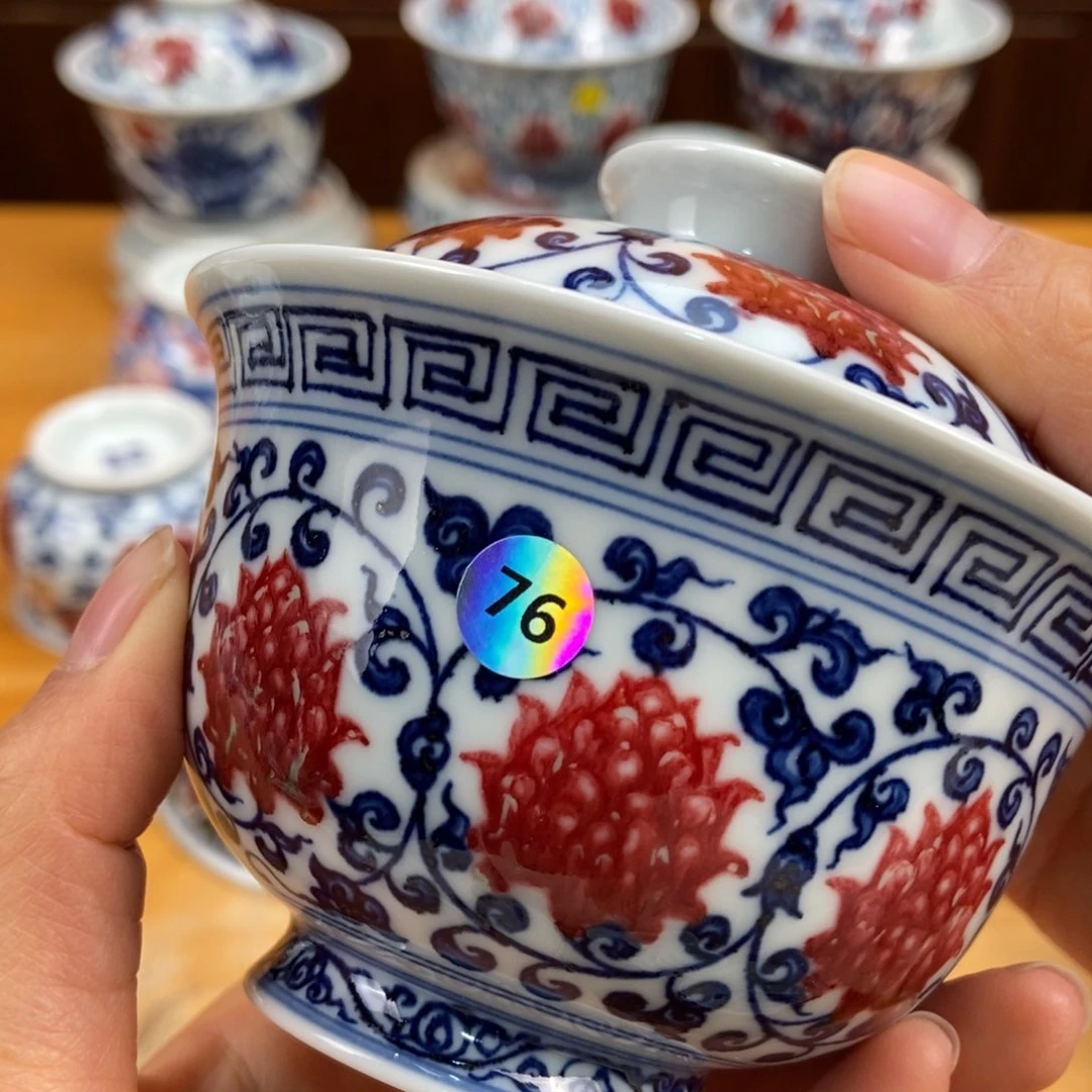 手绘现代茶具非古董