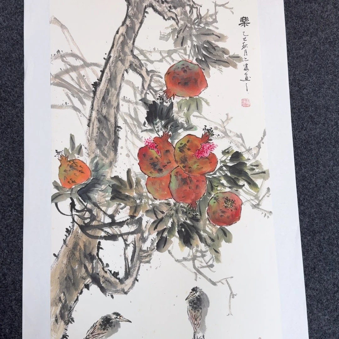 国画国画作品纯手绘山水花鸟