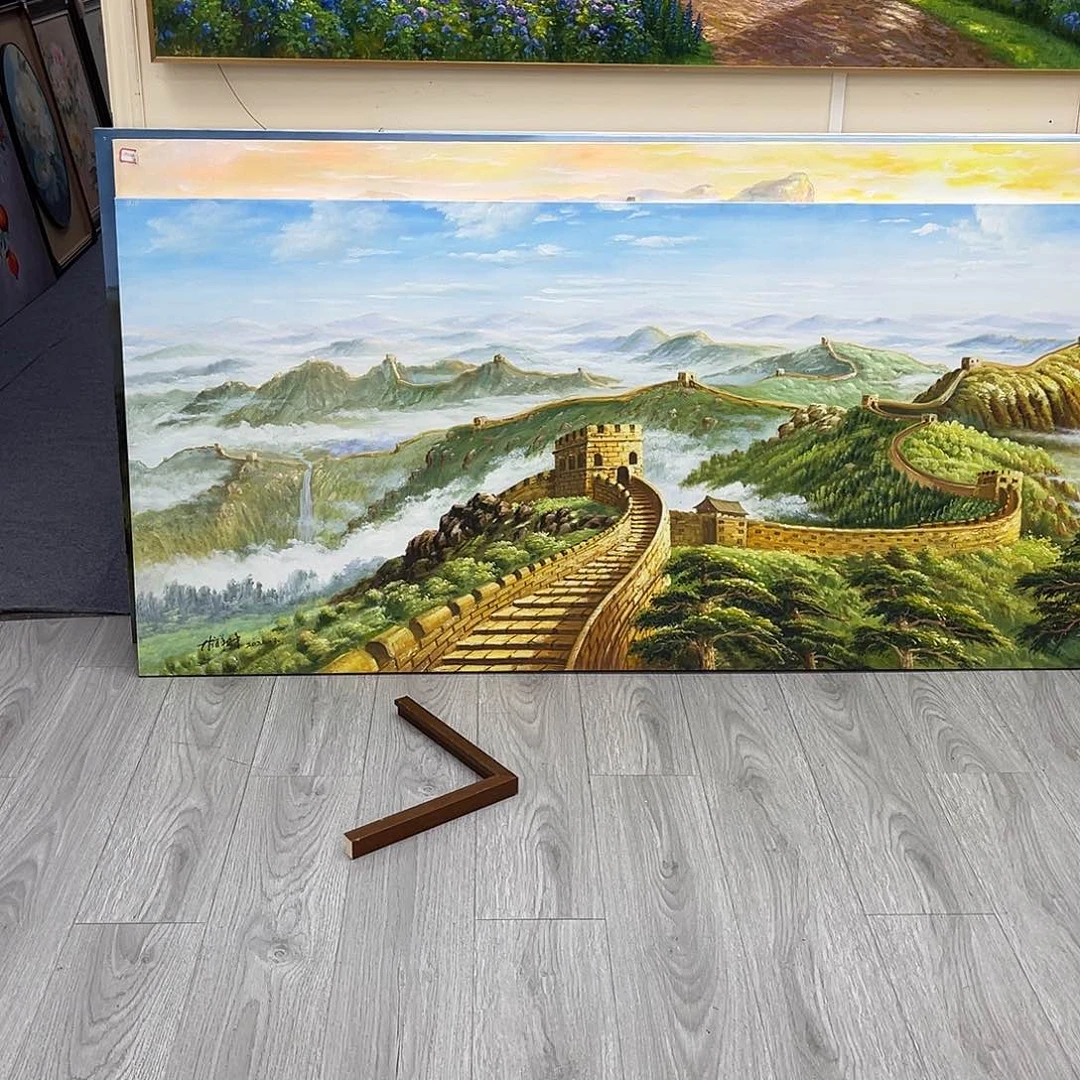 油画用****7长城100/219带框-///