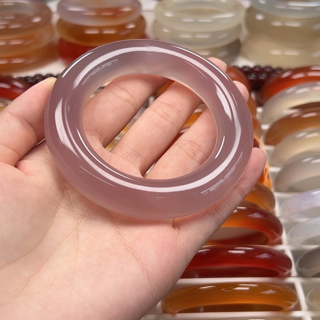 玛瑙/玉髓手镯未镶嵌湘****6