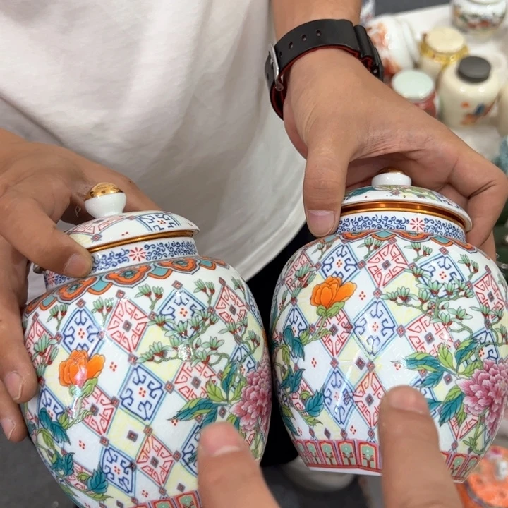 瑕疵福利品陶瓷茶叶罐