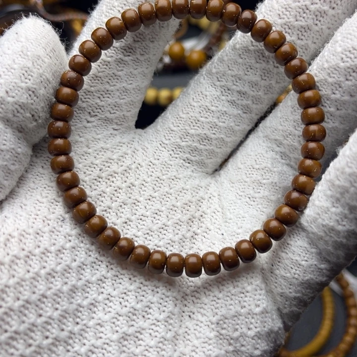 紫金鼠手串纯肉鼠尖老型纯色毕业货6尺精工暴力归圆