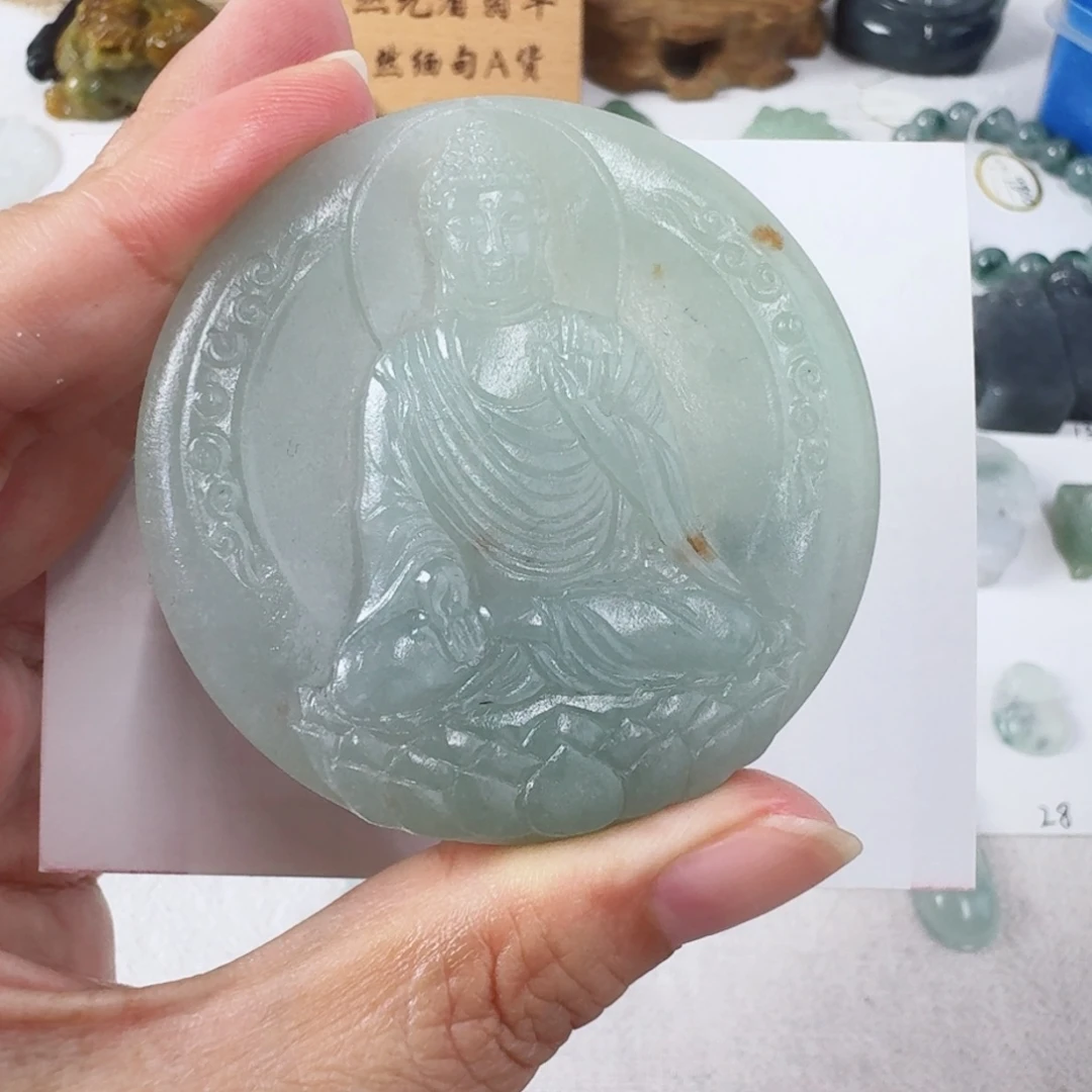 定制翡翠未镶嵌挂件
