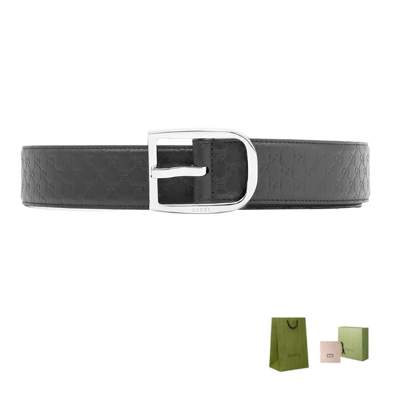 GUCCI古驰 配件手提袋+双G字母皮带宽4cm 449716-BMJ0N-4009