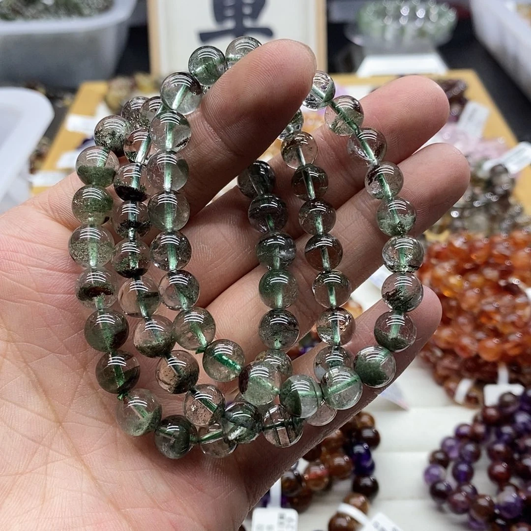 水晶手串未镶嵌多样性发货发一条