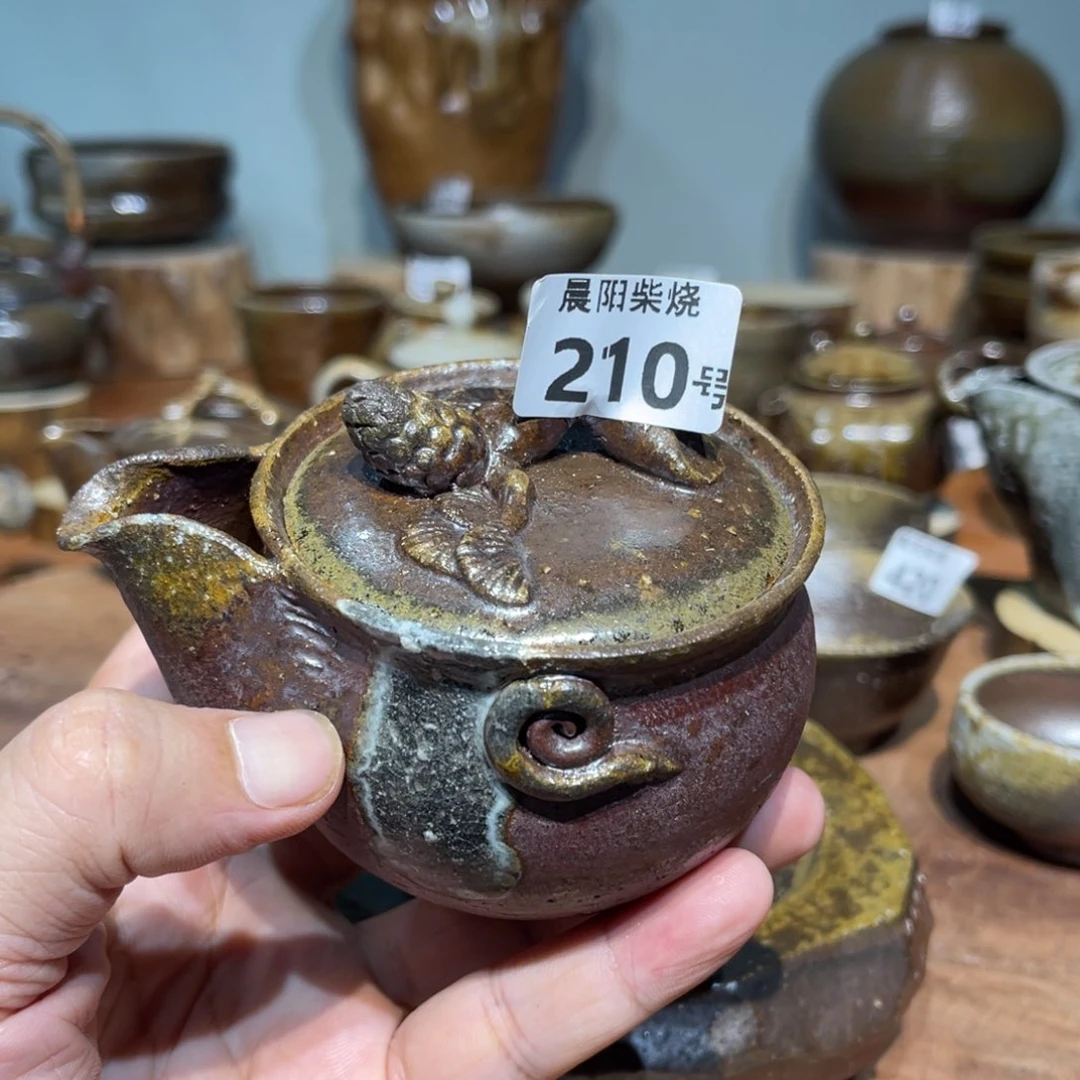 纯手工柴烧宝瓶晨阳出品