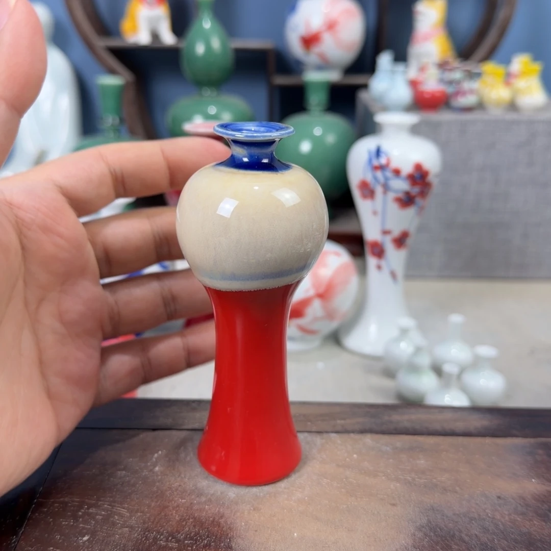 陶瓷手工小花器摆件