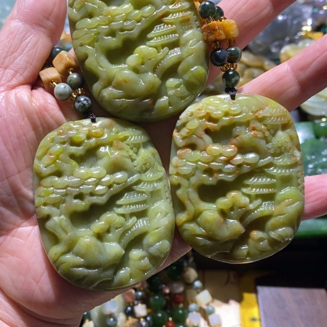 【闪购商品】岫玉毛衣链未镶嵌