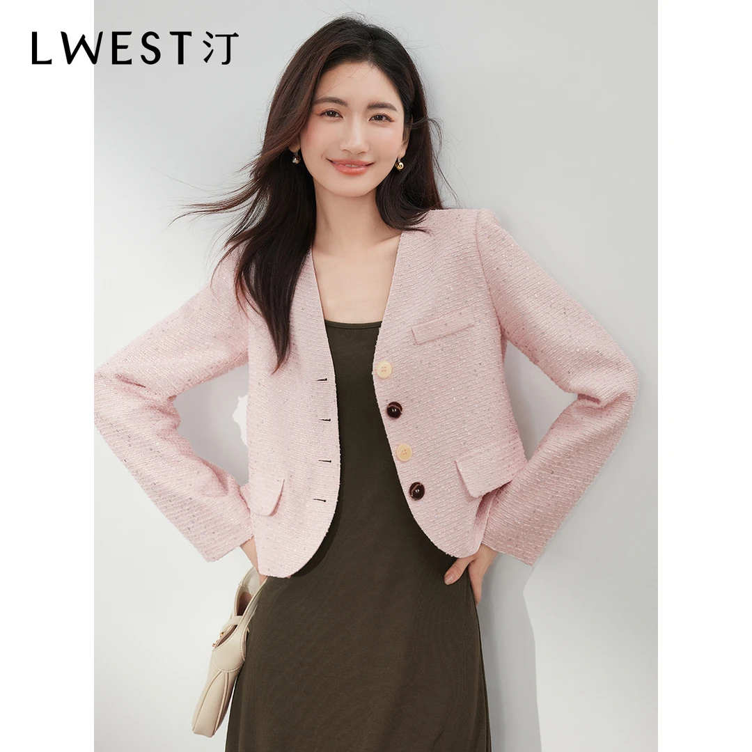 【品牌女装】朗文斯汀高级感小香风短外套DTYW4308C03237