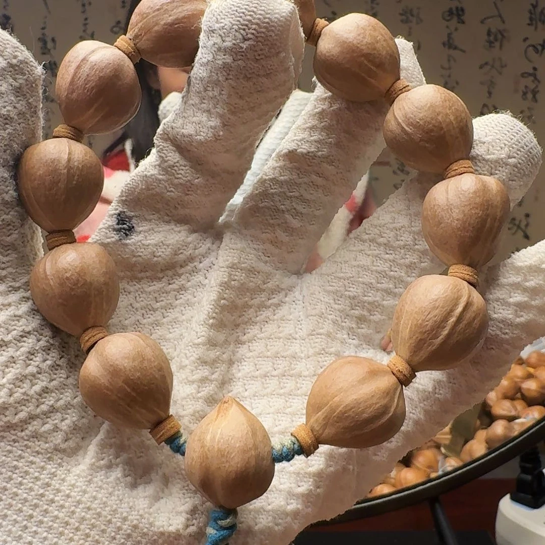 橄榄核把件蒜头核