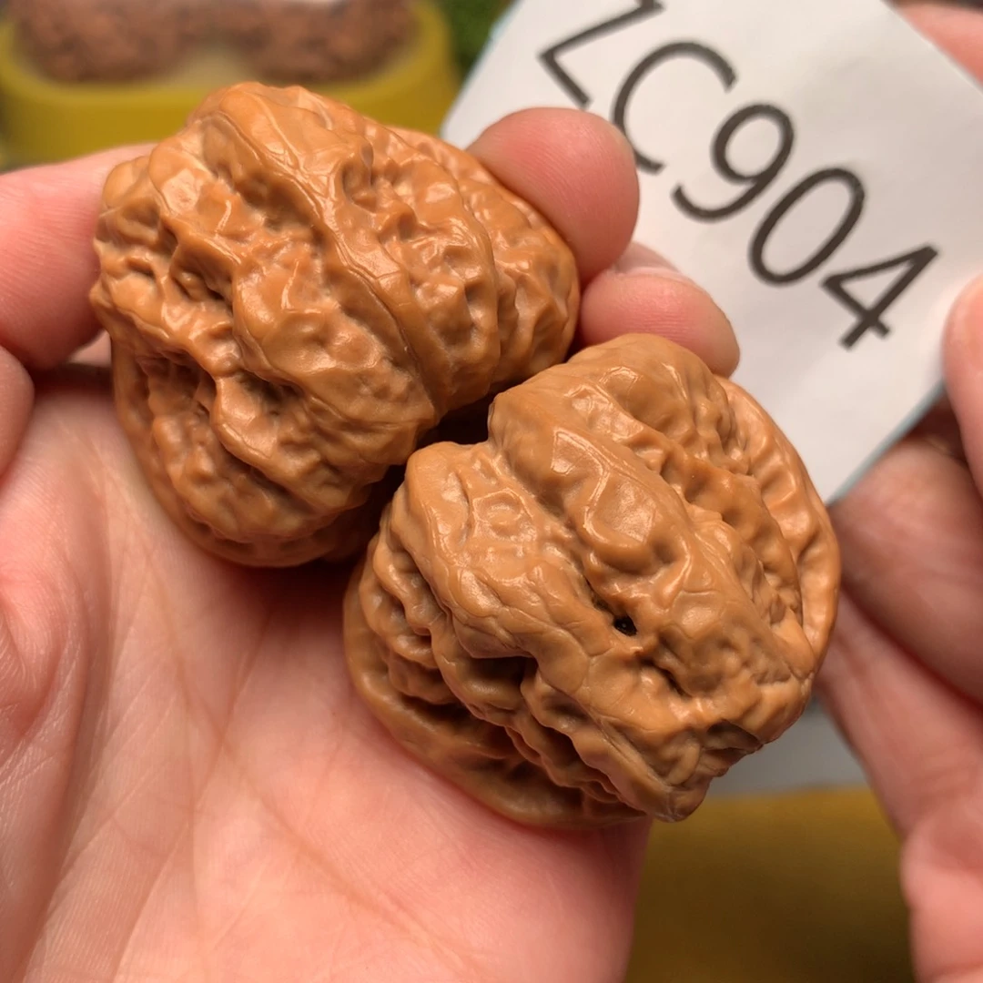 文玩核桃把件毕业肌肉开背蛙40