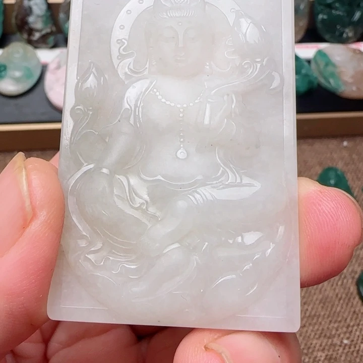 独山玉未镶嵌吊坠(不含链)
