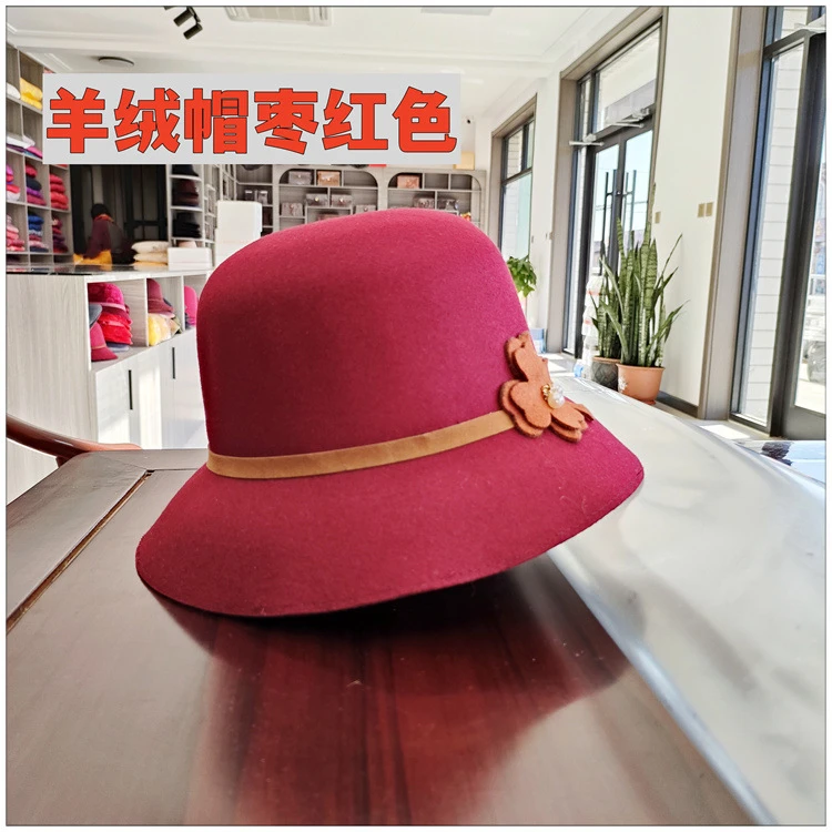 羊绒礼帽，高档服饰搭配