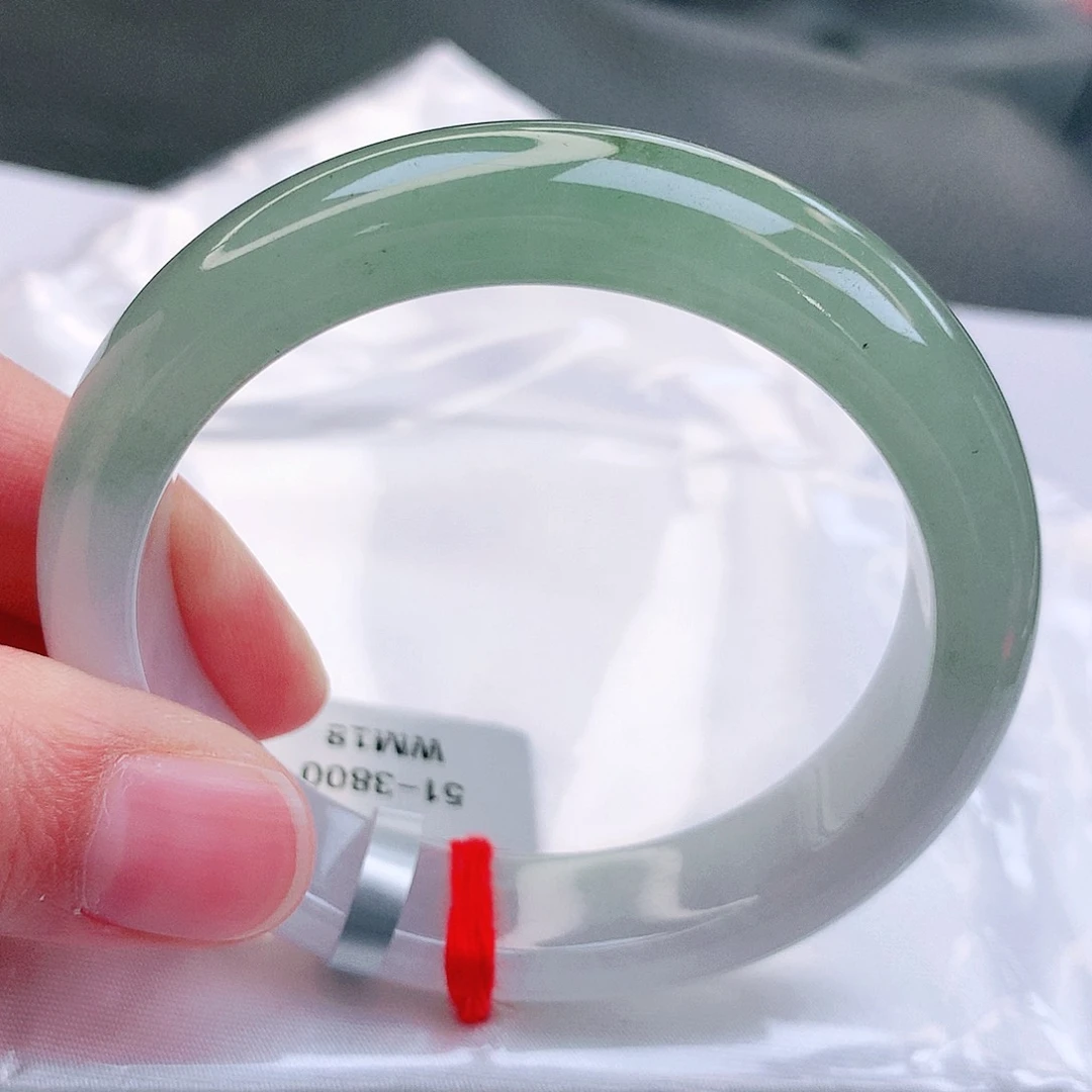 翡翠未镶嵌手镯缅甸天然a货翡翠手镯