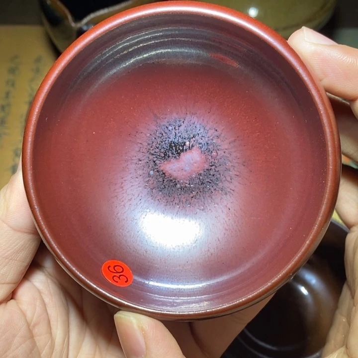 微微暇建盏龙窑柴烧手工