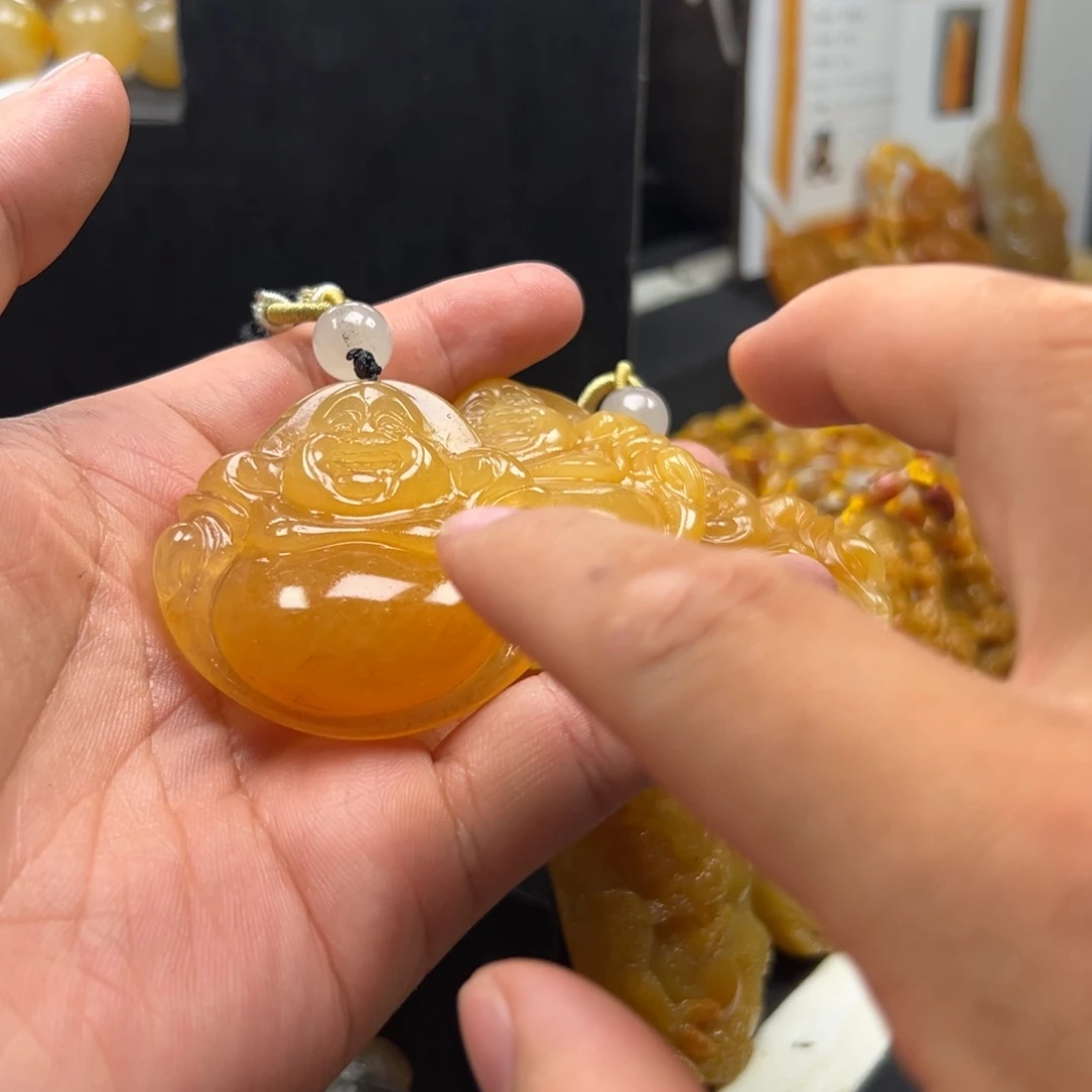 石英质玉（黄龙玉）未镶嵌多样性发货，发其一